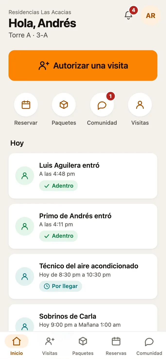 El inicio del residente: Luis Aguilera entró a las 4:48 pm y está adentro